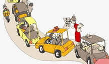 堵车漫画,漫画中的城市交通困境